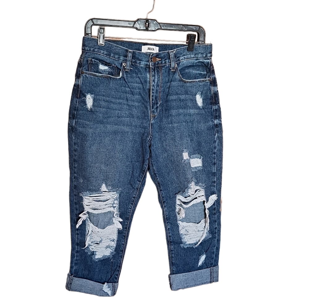 JBD | Distressed Denim Capris